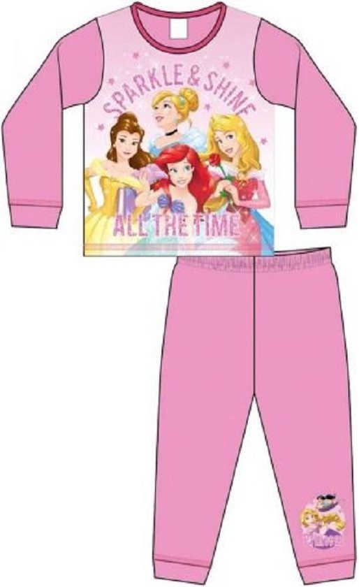 Princess Sparkle & Shine pyjama - maat en 98 Meisjes maat 62 t/m 140 - www.karaktershop.nl